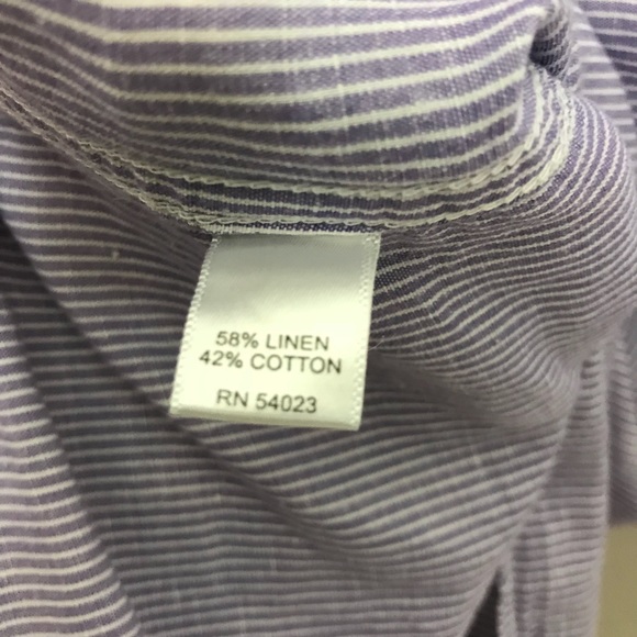 Banana Republic Striped Button Down Shirt - Picture 3 of 4
